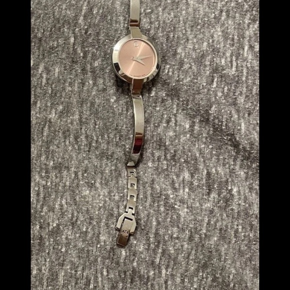 Movado Two-Tone Silver and Rose Watch - Picture 2 of 2